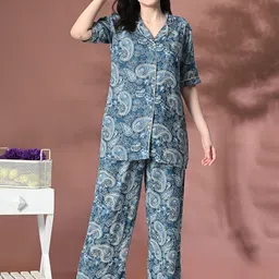 Mintmarie Women Printed Night suit-picture-24