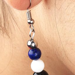 100 % Natural Gemstonehowlite Black Lapis La-image-85