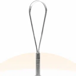 Nurpi Single Handle Stainless Steel Tongue Cleaner-16