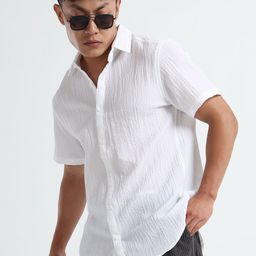 THE BEETEL HOUSE Men Pinstripes Spread Collar Casual Shirt-image-70