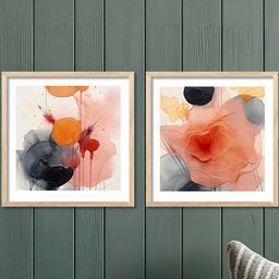 walllane Abastract Wall Art With Frame Home Decor Wall Painting For Living Room Office Bedroom-picture-37