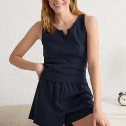 Trendyol Women Round Neck Night suit-picture-28