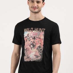 MaverIQ Graphic Printed Round Neck Cotton Regular Fit T-shirt-picture-35