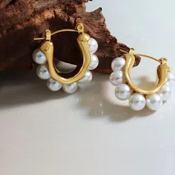 Lady Raiment Women White Earrings-46