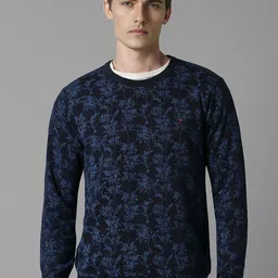 Louis Philippe Jeans Men Floral Printed Pullover-image-34