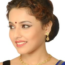 VATSALYA creation Gold-Plated Artificial Stones Jewellery Set-image-40