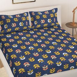 Myntra Elegant Homes 300 TC Polycotton King Bedsheets-picture-22