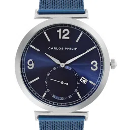 CARLOS PHILIP Men Brass Stainless Steel Bracelet Style Straps Analogue Watch Vanguard-image-4