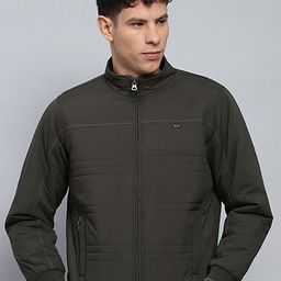 Monte Carlo Men Mock Collar Solid Casual Padded Jacket-image-28