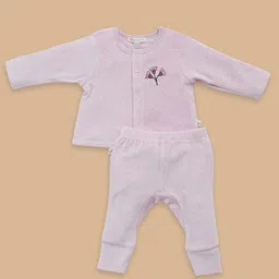 Ohmybebe Boys Round Neck Organic Cotton Shirt With Jogger-36
