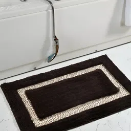 GBL COLLECTION Brown Cotton Water Resistant Floor Mat-image-3
