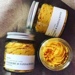 KAURA Turmeric & Sandalwood Whipped Soap - 120 g-image-63