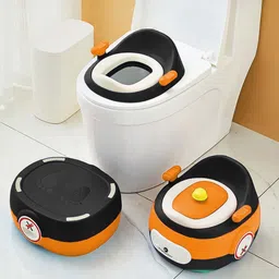 StarAndDaisy Kids 3-in-1 Anti-Slip Potty Seat Removable Pot & Training Chair - Black-11