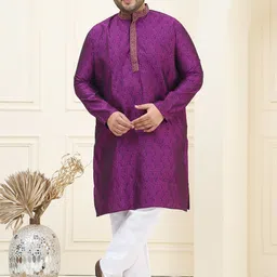 SOJANYA PLUS Men Regular Kurta with Pyjamas image 1
