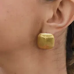 fabula Square Shaped Large Studs image 5
