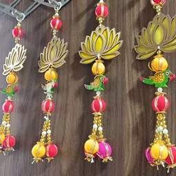 Nutts MDF Lotus Hanging Small Yellow Lotus hanging-37