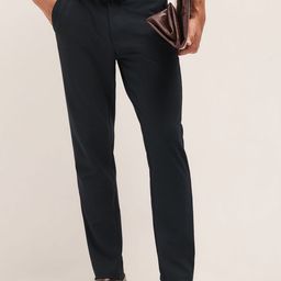 THE BEAR HOUSE Men's Solid Slim Fit Formal Trouser-image-19