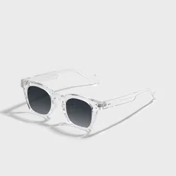 SAM & MARSHALL Unisex Wayfarer Sunglasses with UV Protected Lens JOHANNES_WHITE_2690-48