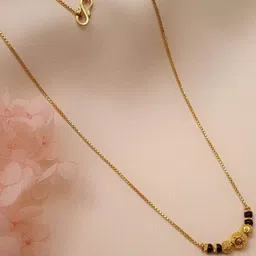 Vriva Jewels Women Gold-Plated Mangalsutra-54