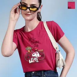 Metronaut Women 2 Printed Bio Finish T-shirt-picture-22