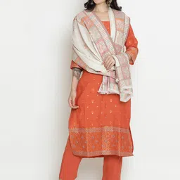 SHINGORA Women Ethnic Motifs Woven Design Shawl-picture-11