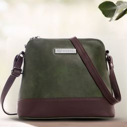 VISMIINTREND Women Colourblocked Structured Sling Bag-image-92