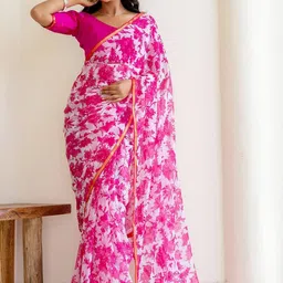 KALINI Floral Zari Pure Chiffon Saree-picture-10