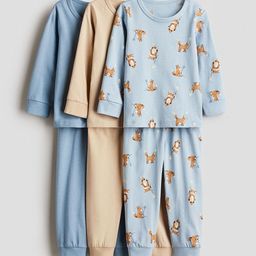 H&M 3-Pack Cotton Pyjamas-image-88
