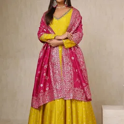 Soch Ethnic Motifs A-Line Midi Dress-image-87