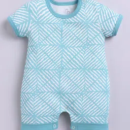 BABY GO Infant Boys Printed Pure Cotton Rompers-53