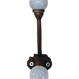 IndianShelf Grey Ceramic Strip Hangers for Clothes Wall Mounted Coat Hooks-8