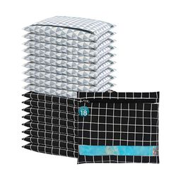 Aura Black Set of 6 Regular Multi-Utility Organisers-5