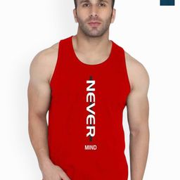 SLOWLORIS Pack Of 2 Printed Scoop Neck Bio-Wash Innerwear Gym Vests-picture-4