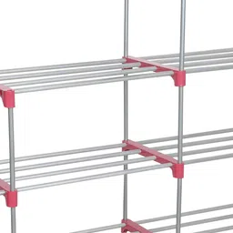 Decent Hut Multipurpose Alloy Metal Books Storage 9 Shelve for Home image 3