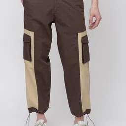 7OUNCE Men Easy Wash Cargos Trousers-picture-17