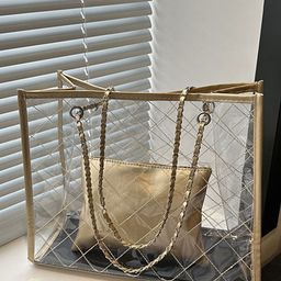 LULU & SKY PU Structured Handheld Bag with Bow Detail-16
