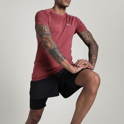 Puma Train All Day Tech Brand Logo Printed Slim Fit Seamless T-Shirt-image-30