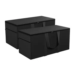 Kuber Industries Black 2 Pieces Nylon Multi-Utility Organisers-93