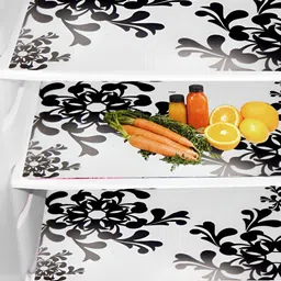 Aura 3-Pcs Black & White Printed Fridge Organisers-56