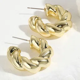 StyleCast x Revolte Circular Half Hoop Earrings-image-90