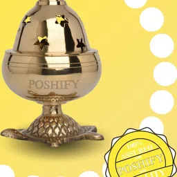 POSHIFY Goblet Diya With Kachua Base Pooja Essentials image 5