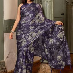 KALINI Floral Printed Saree-image-44