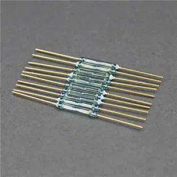 Reed Switch 2 x 14 mm Magnetic Control Switch -Normally Open Contact-(Pack of 10 Pcs.)-14
