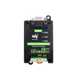 Waveshare RS232 To RS485/422 Active Digital isolated Converter, Onboard Original SP3232EEN and SP485EEN Chips, Options for RS232 DB9 Male port-24