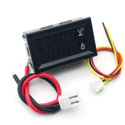 0.28″ 5 Wires Red Led Digital Dual DC 100V 100A Voltmeter Ammeter Without Shunt-9