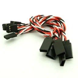 20cm Futaba 22AWG Twisted Extension Wire M to F – 2pcs-25
