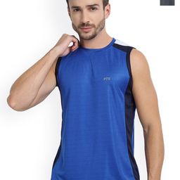 FTX Pack Of 2 Colourblocked Round Neck Breathable Gym Vests 709-9_709-11-S-picture-25