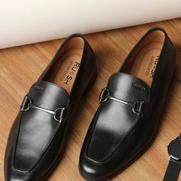 Ruosh The Falon Men Leather Formal Loafers-image-12