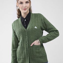 Monte Carlo Women Quirky Woollen Cardigan-image-95