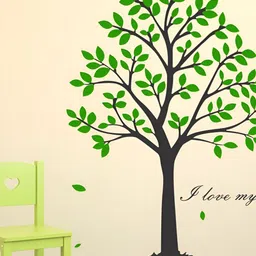 LANSTICK Green & Brown Printed Waterproof Wallpaper-picture-49